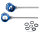 blau 0.019" grün